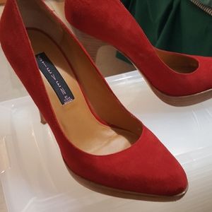 Red Steve Madden heels